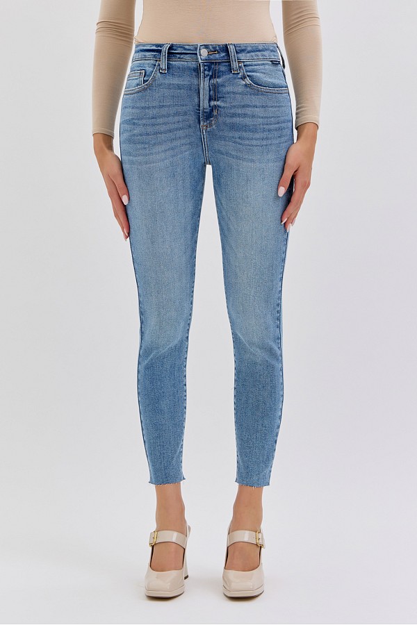 High Rise Mom Skinny
